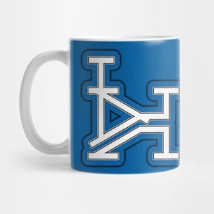 Los Angeles Aurebesh Logo A Mug